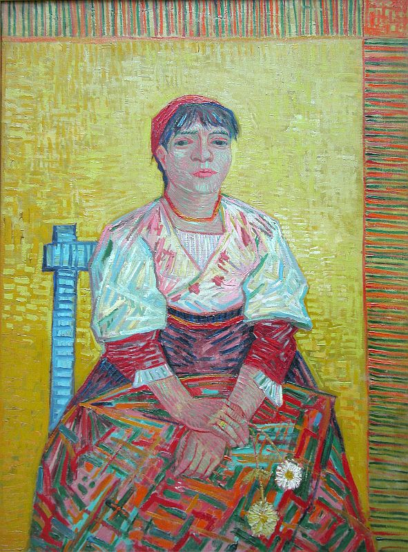 Paris Musee D'Orsay Vincent van Gogh 1887 The Italian Woman 